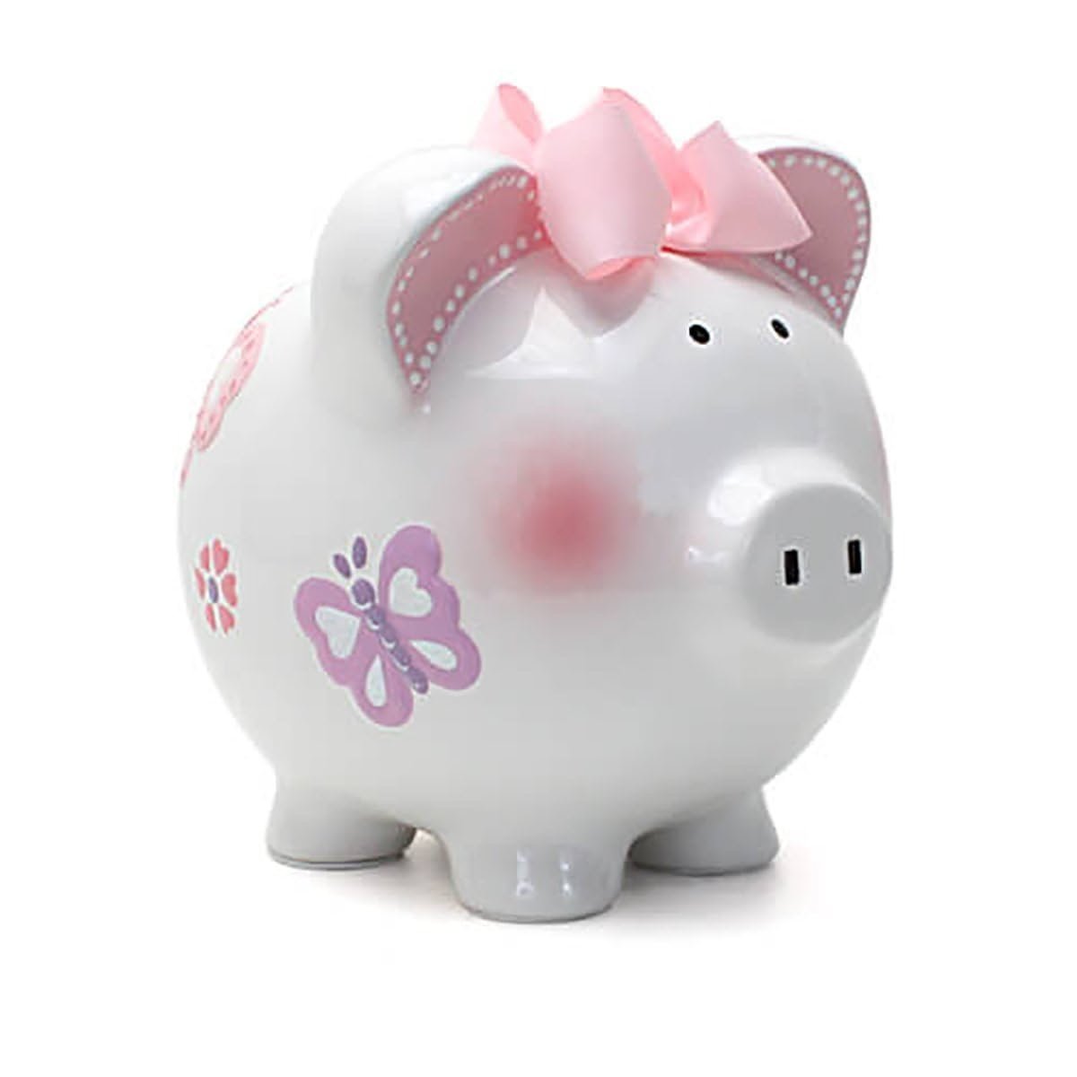 Cute Piggy Bank Money Box Saving Coins Cents Fun Gift Plastic Pig Kids Toys  HQ