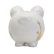 CHILD TO CHERISH CERAMIC PIGGY BANK SWEET SAFARI