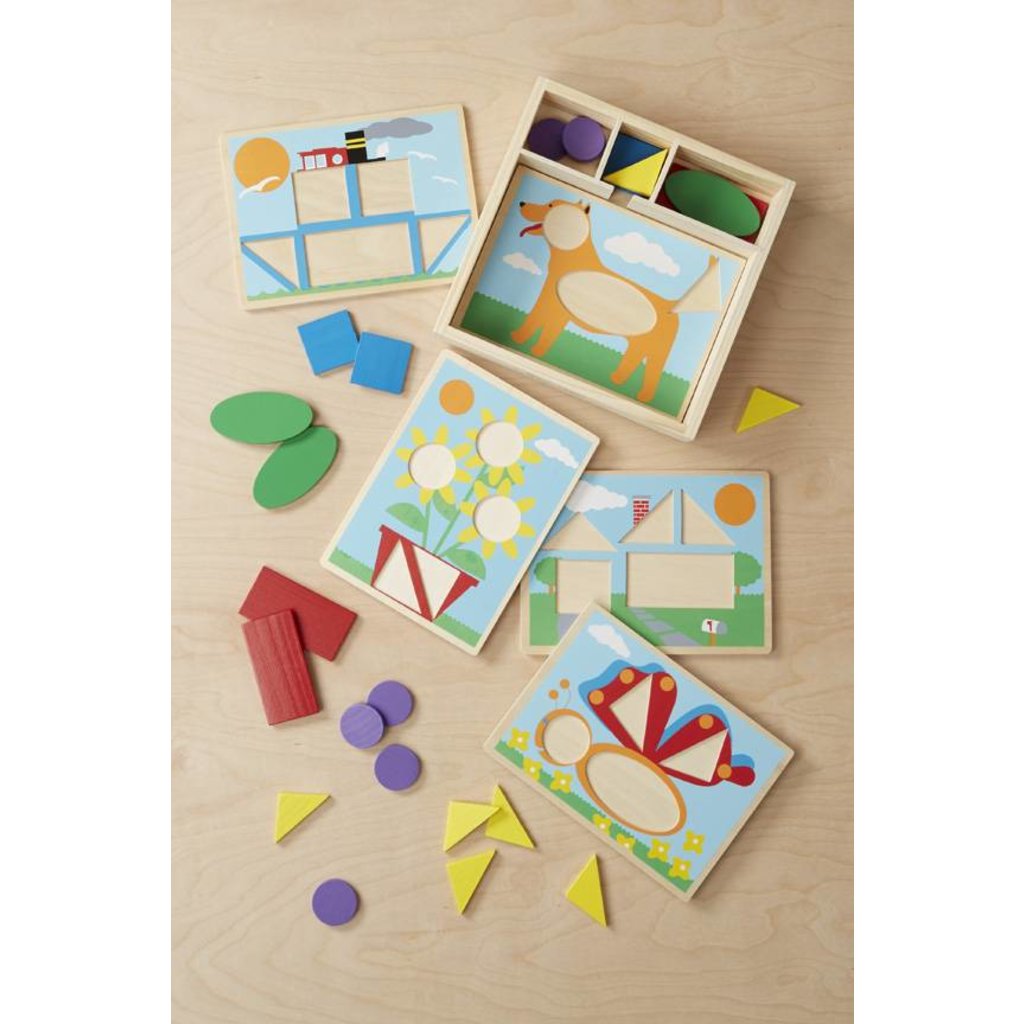 MELISSA AND DOUG BEGINNER PATTERN BLOCKS