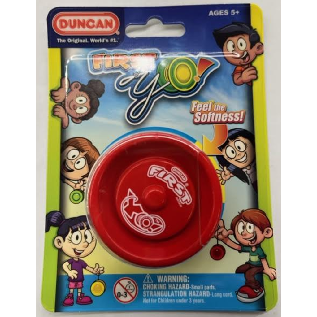 Duncan Toys First Yo! El mejor yoyó para principiantes para niños -  Verde/Amarillo