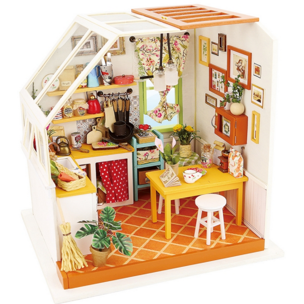 Miniature House Kit Diy Making Building Model Toys By Hand With