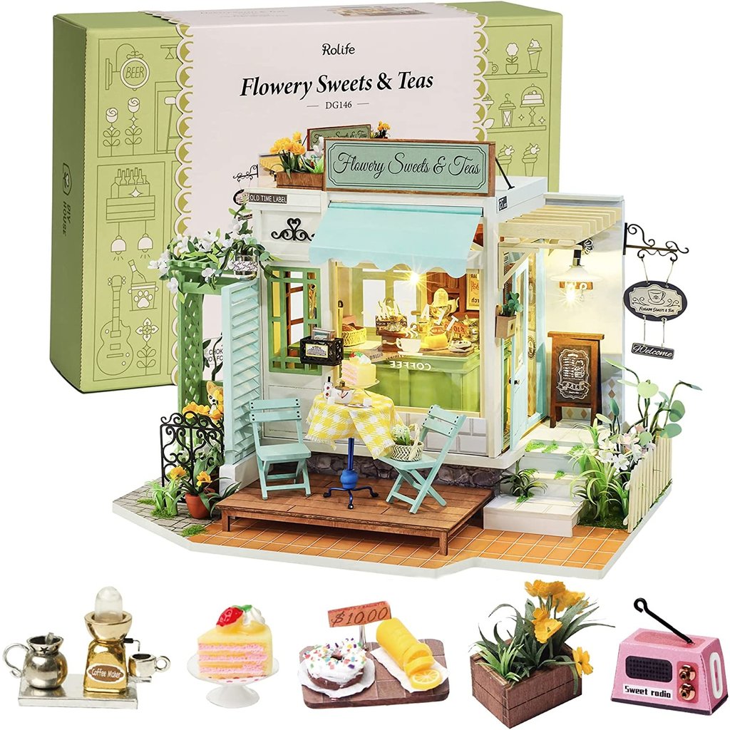 DIY Miniature Model Kit | Flowery Sweets & Teas