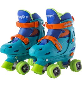 HEARTHSONG / EVERGREEN ADJUSTABLE ROLLER SKATES SHARK WHEELS**