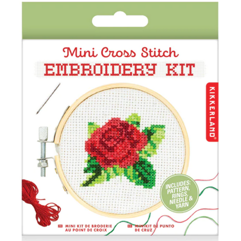 Tiny Mushrooms Hand Embroidery Kit - Stitched Modern