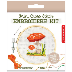 Mushroom Mini Embroidery Kit – You Can Stitch It