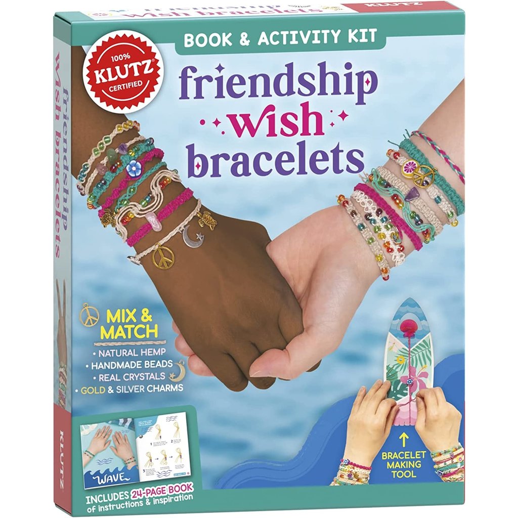 Choose Friendship, My Friendship Bracelet Maker Kit, Kids Jewelry Kit, Bracelet Craft Kit, Travel Edition