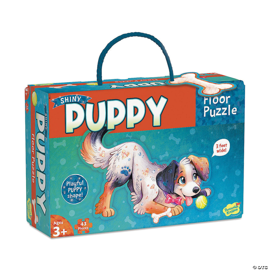 PEACEABLE KINGDOM PUPPY FLOOR PUZZLE