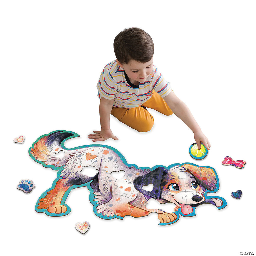 PEACEABLE KINGDOM PUPPY FLOOR PUZZLE