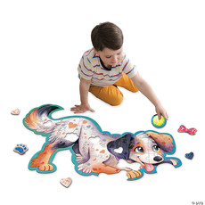 PEACEABLE KINGDOM PUPPY FLOOR PUZZLE