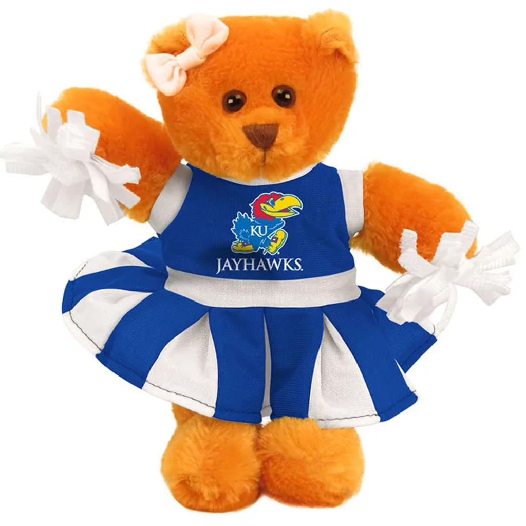 PENNINGTON BEAR COMPANY KANSAS JAYHAWK CHEER BEAR