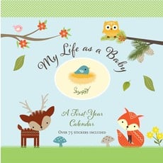 PETER PAUPER BABY'S FIRST YEAR CALENDAR WOODLAND FRIENDS*