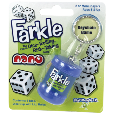 Koplow Games Train Dice Game 6 Dice Set with Travel Tube and Instructions