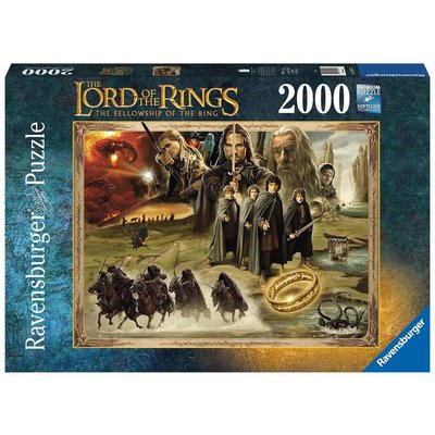 RAVENSBURGER USA FELLOWSHIP OF THE RINGS 2000 PC PUZZLE