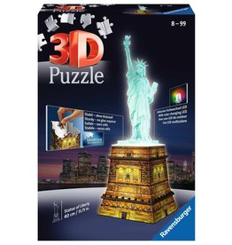 RAVENSBURGER USA STATUE OF LIBERTY NIGHT EDITION 3D PUZZLE**