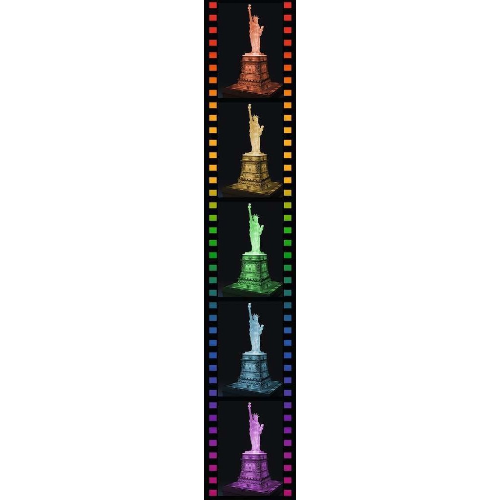 RAVENSBURGER USA STATUE OF LIBERTY NIGHT EDITION 3D PUZZLE