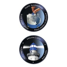 RAVENSBURGER USA LIGHTHOUSE NIGHT EDITION 3D PUZZLE**