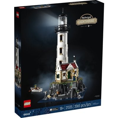 LEGO MOTORIZED LIGHTHOUSE