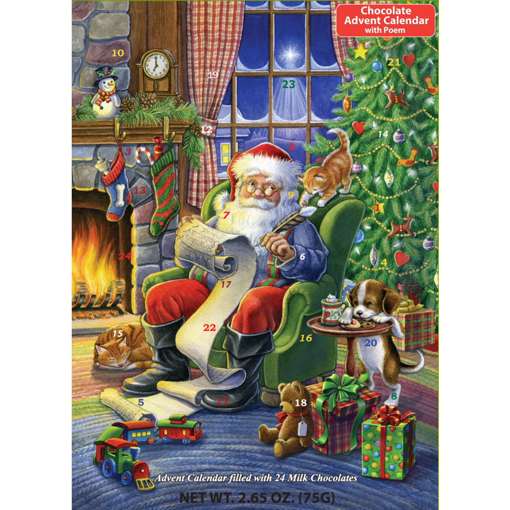 VERMONT CHRISTMAS COMPANY CHOCOLATE ADVENT CALENDAR