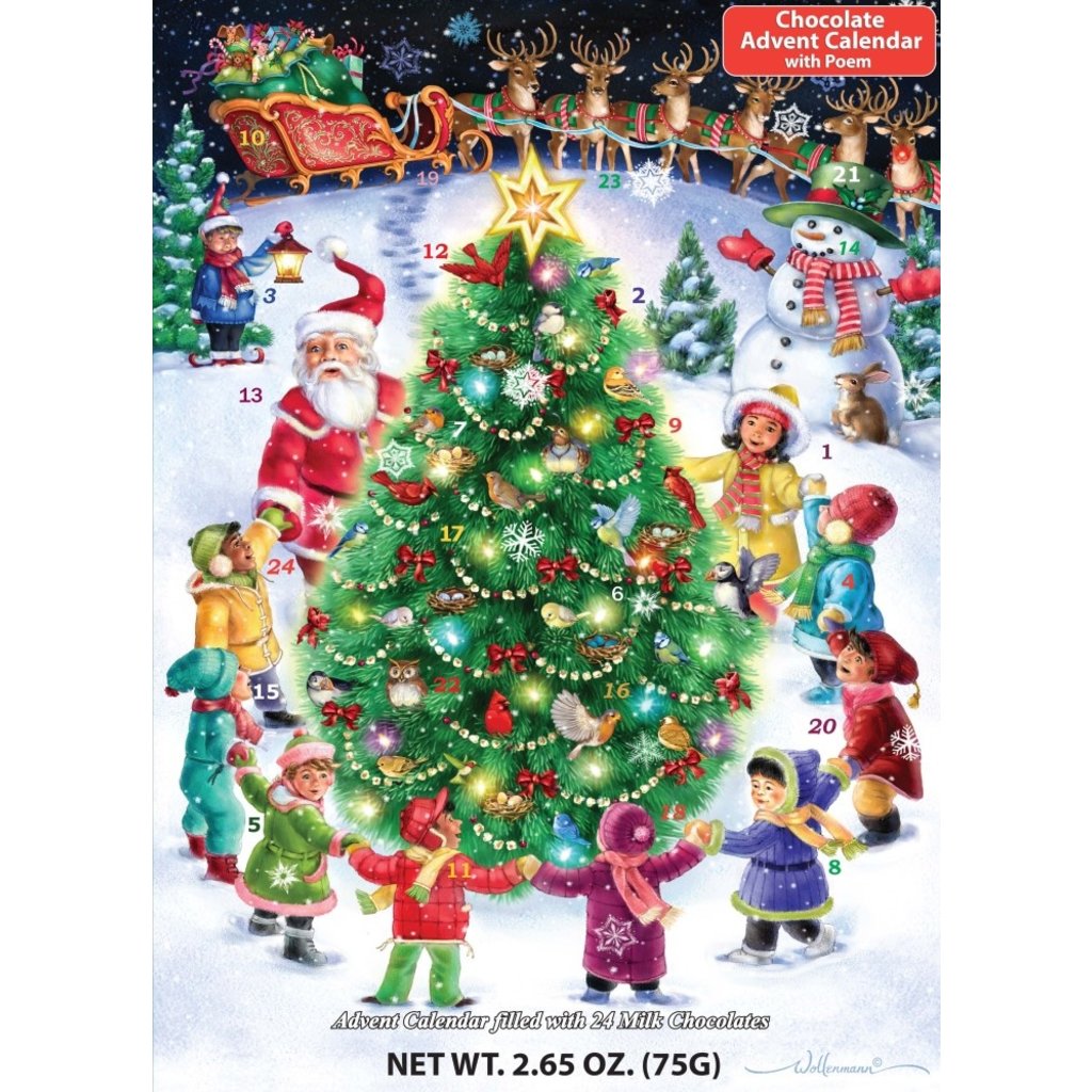 VERMONT CHRISTMAS COMPANY CHOCOLATE ADVENT CALENDAR