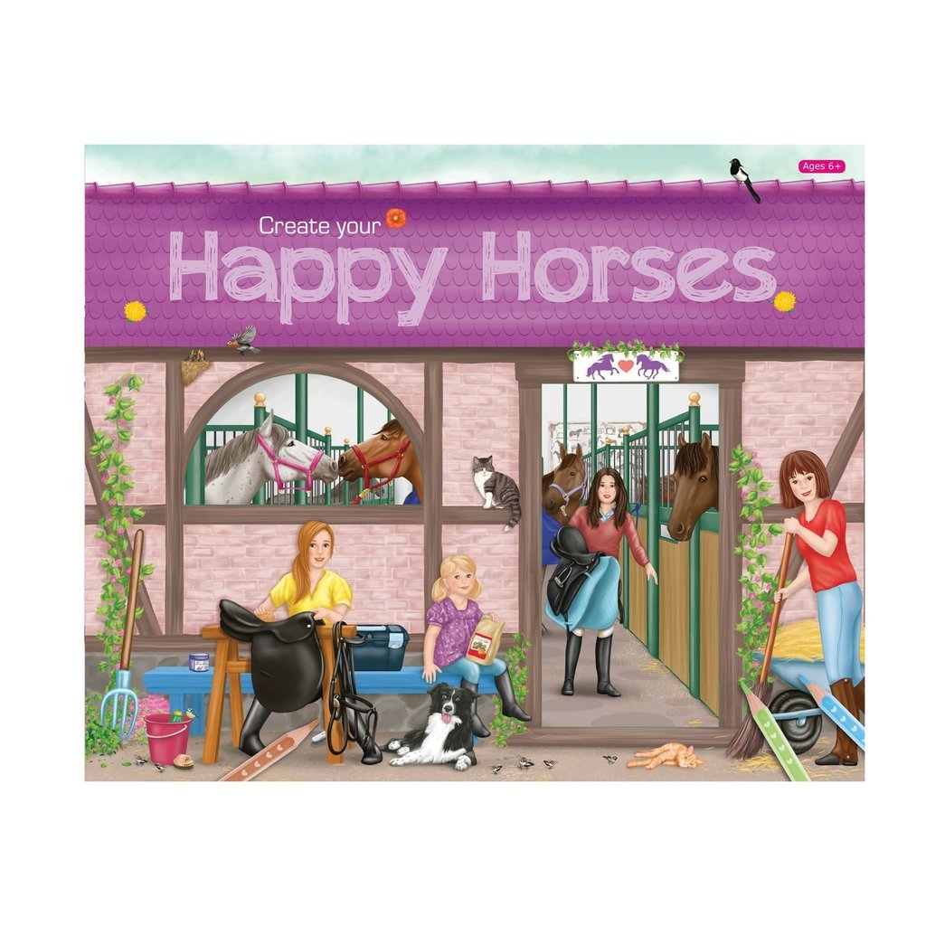 SCHYLLING ASSOCIATES HAPPY HORSES STICKER BOOK