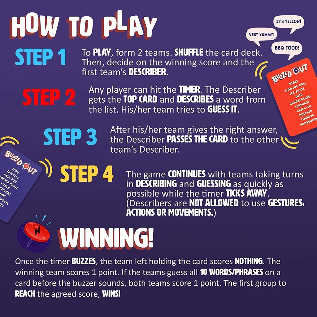 BUZZED OUT GAME THE TOY STORE