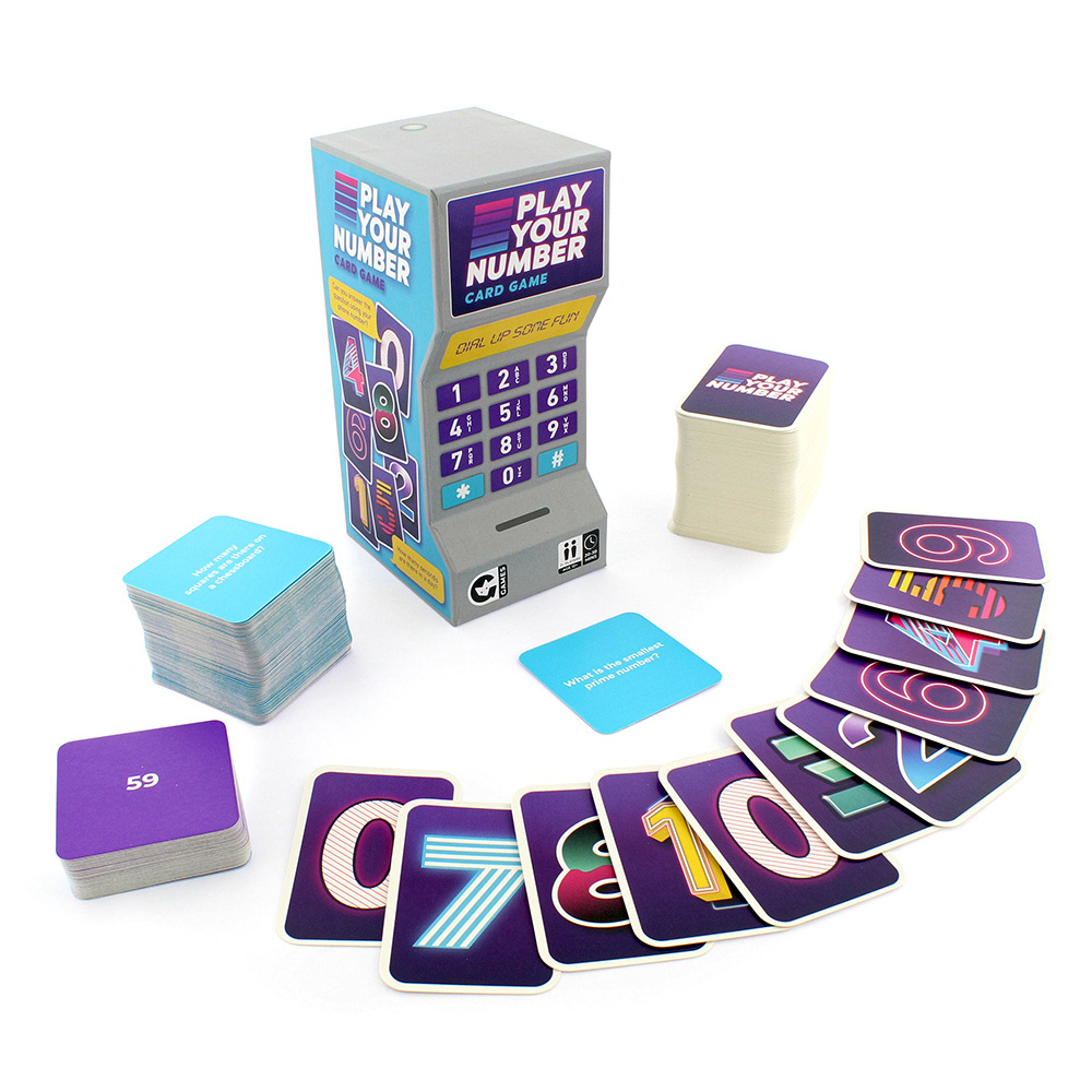 PLAY YOUR NUMBER CARD GAME***