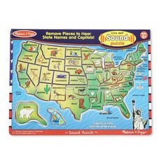 MELISSA AND DOUG USA MAP SOUND PUZZLE