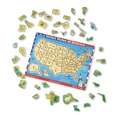 MELISSA AND DOUG USA MAP SOUND PUZZLE