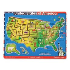 MELISSA AND DOUG USA MAP SOUND PUZZLE