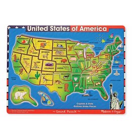 MELISSA AND DOUG USA MAP SOUND PUZZLE
