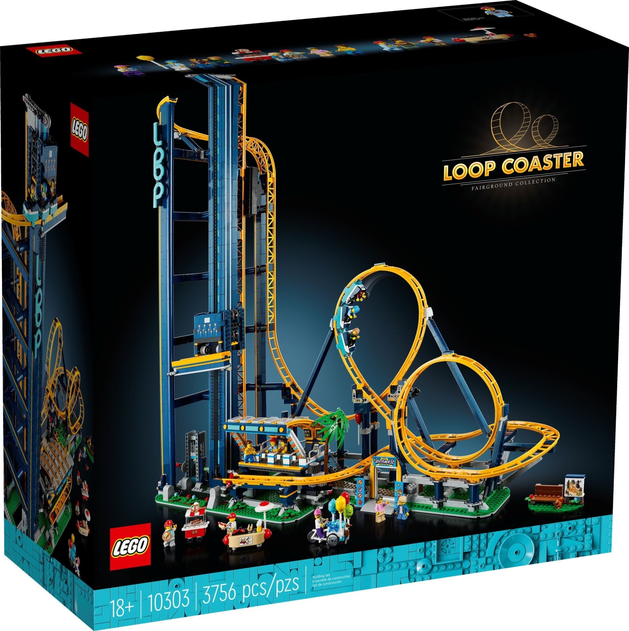 Lego Roller coaster, White LEGO Rollercoaster - 24,500 piec…