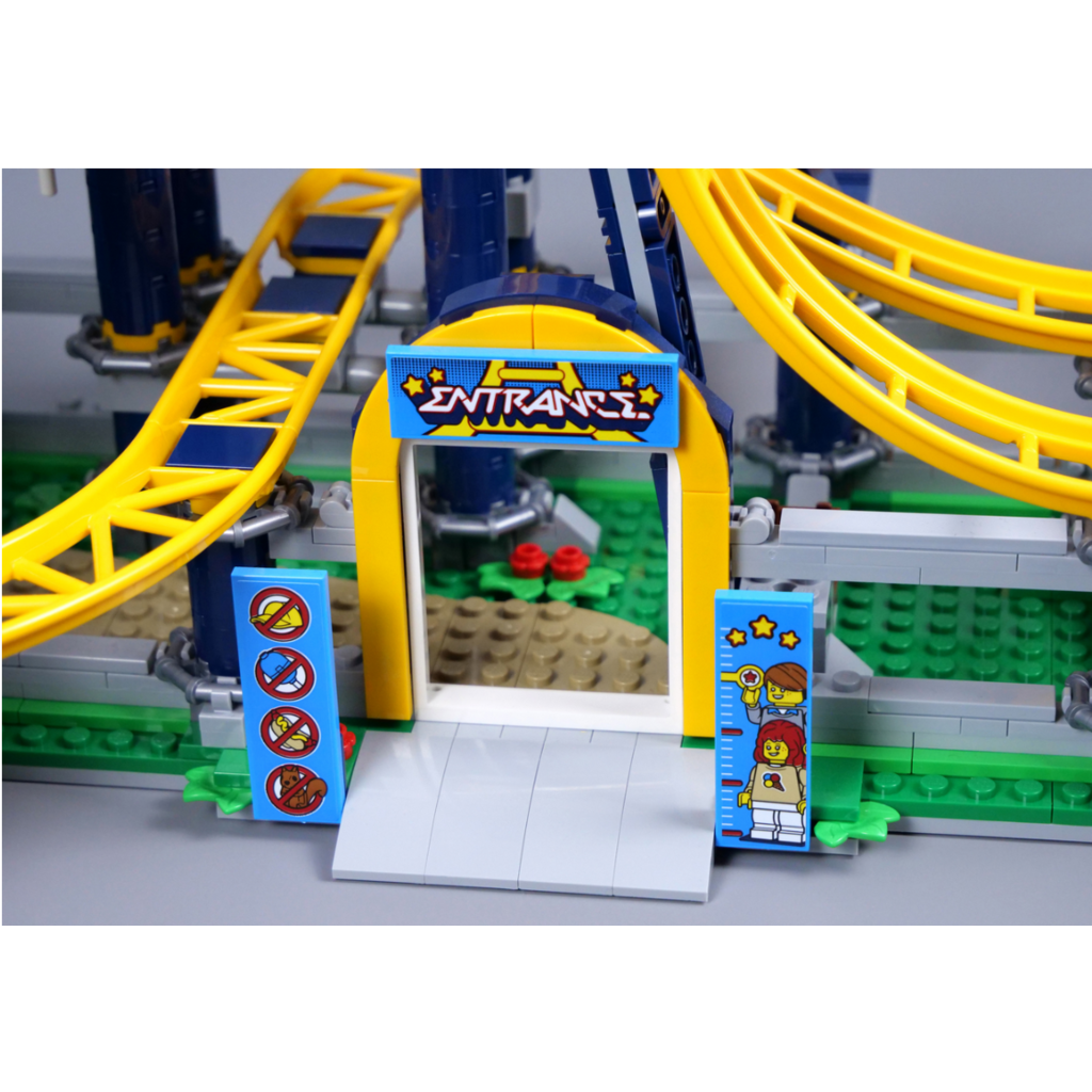  LEGO Icons Loop Coaster Set 10303, Model Building Kit for  Adults, Amusement Park Funfair Track with Passenger Train, Great Gift Idea  : Toys & Games