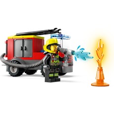 LEGO FIRE STATION AND FIRE TRUCK