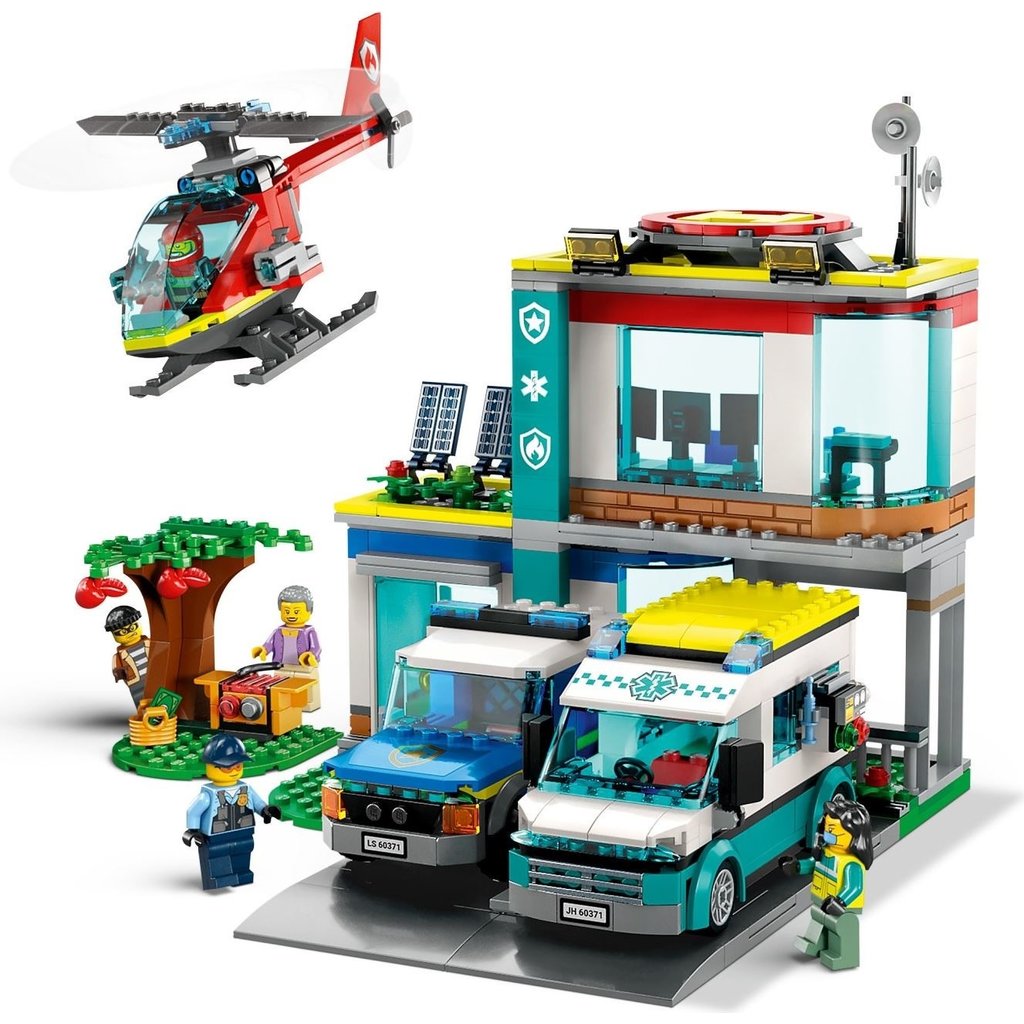 LEGO EMERGENCY VEHICLES HQ*