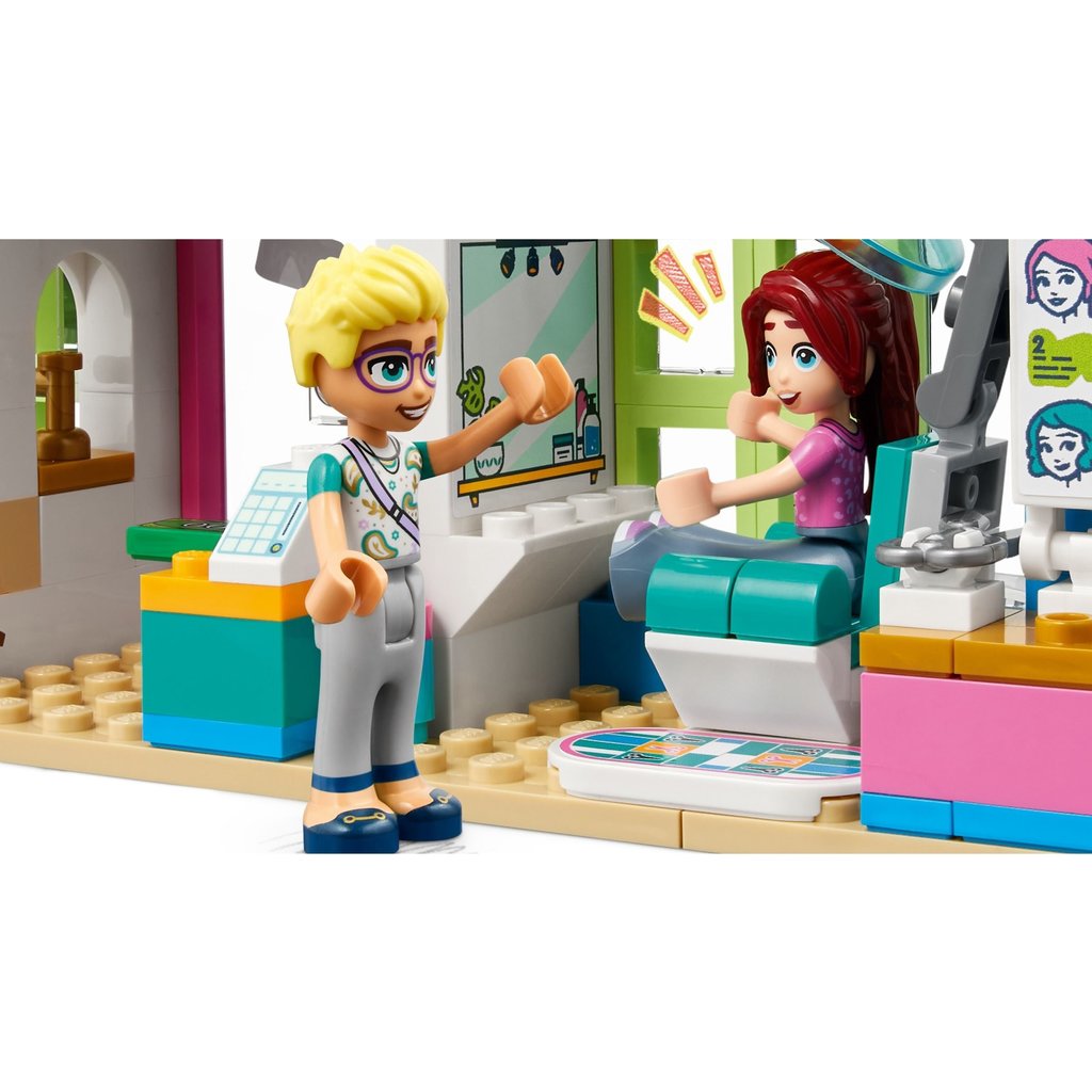 LEGO Friends Toy Hair Salon Building Toy - Hairdressing Set with Paisley &  Olly Mini-Dolls, Creative Pretend Play Spa with Accessories, Fun for Boys
