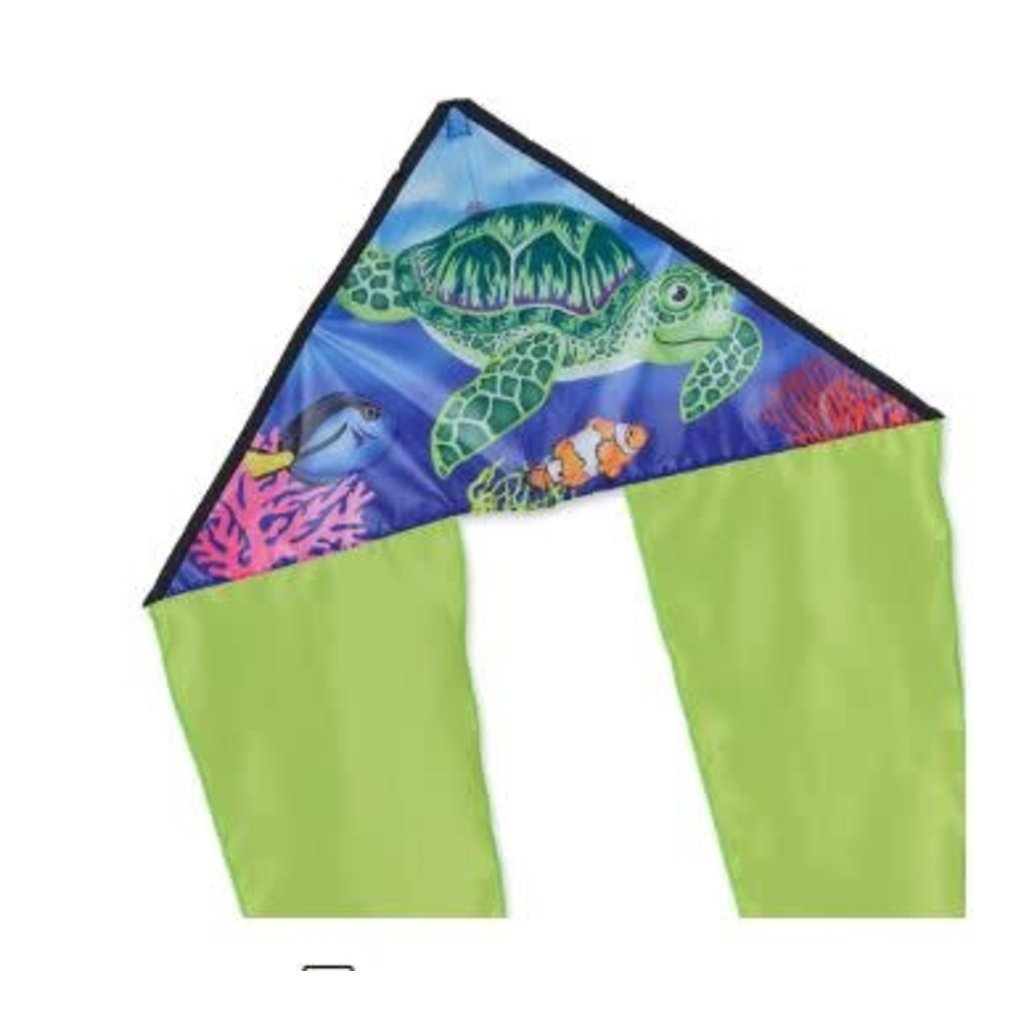 PREMIER KITE FLO-TAIL DELTA KITE SEA TURTLES