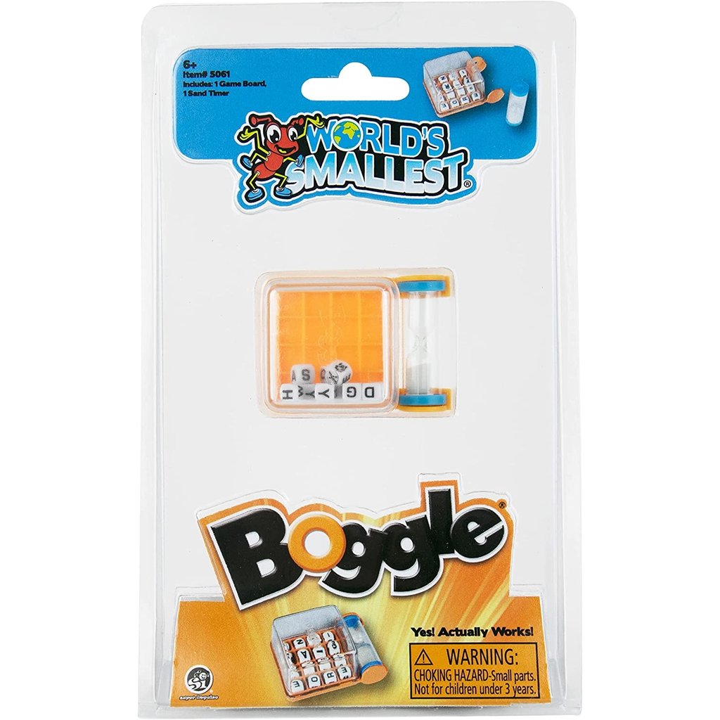 WORLDS SMALLEST WORLDS SMALLEST BOGGLE