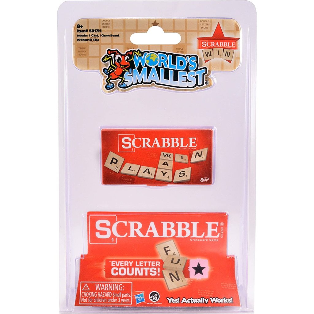 Scrabble Board Game, Classic Word Game For Kids Ages 8 and Up, Fun