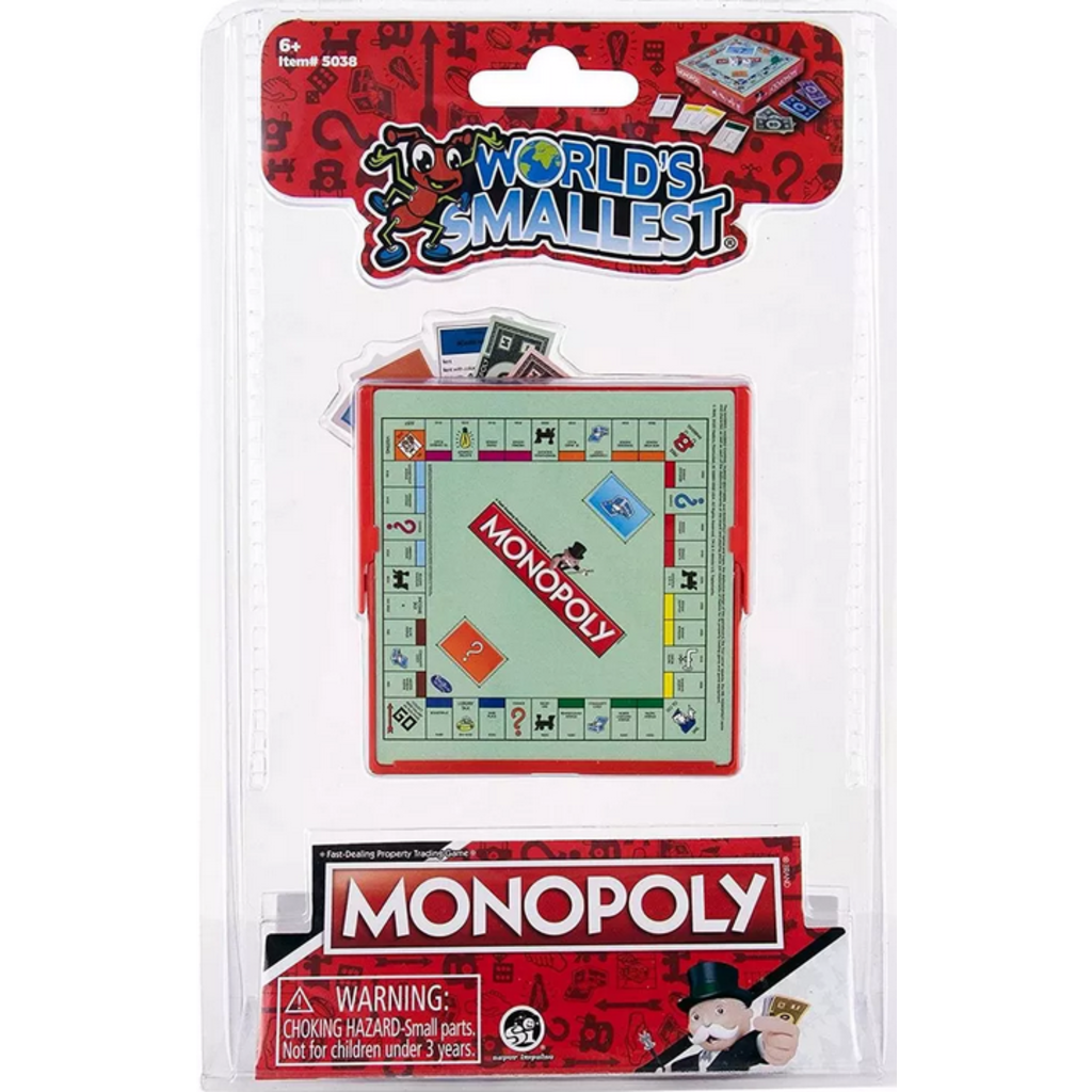 WORLDS SMALLEST WORLDS SMALLEST MONOPOLY