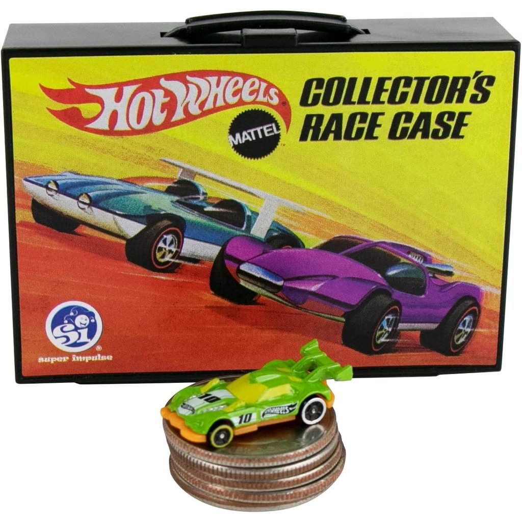 WORLDS SMALLEST WORLDS SMALLEST HOT WHEELS COLLECTOR'S RACE CASE*