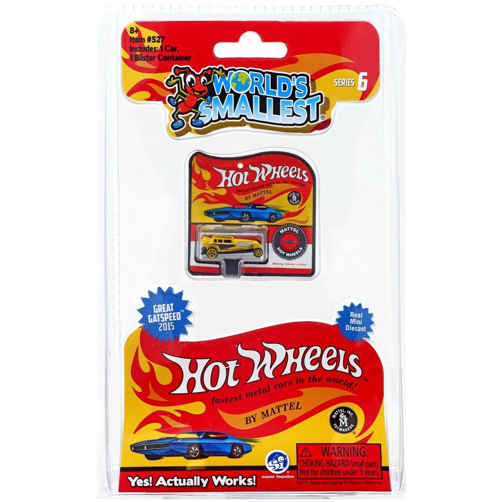 WORLDS SMALLEST HOT WHEELS SERIES 6*