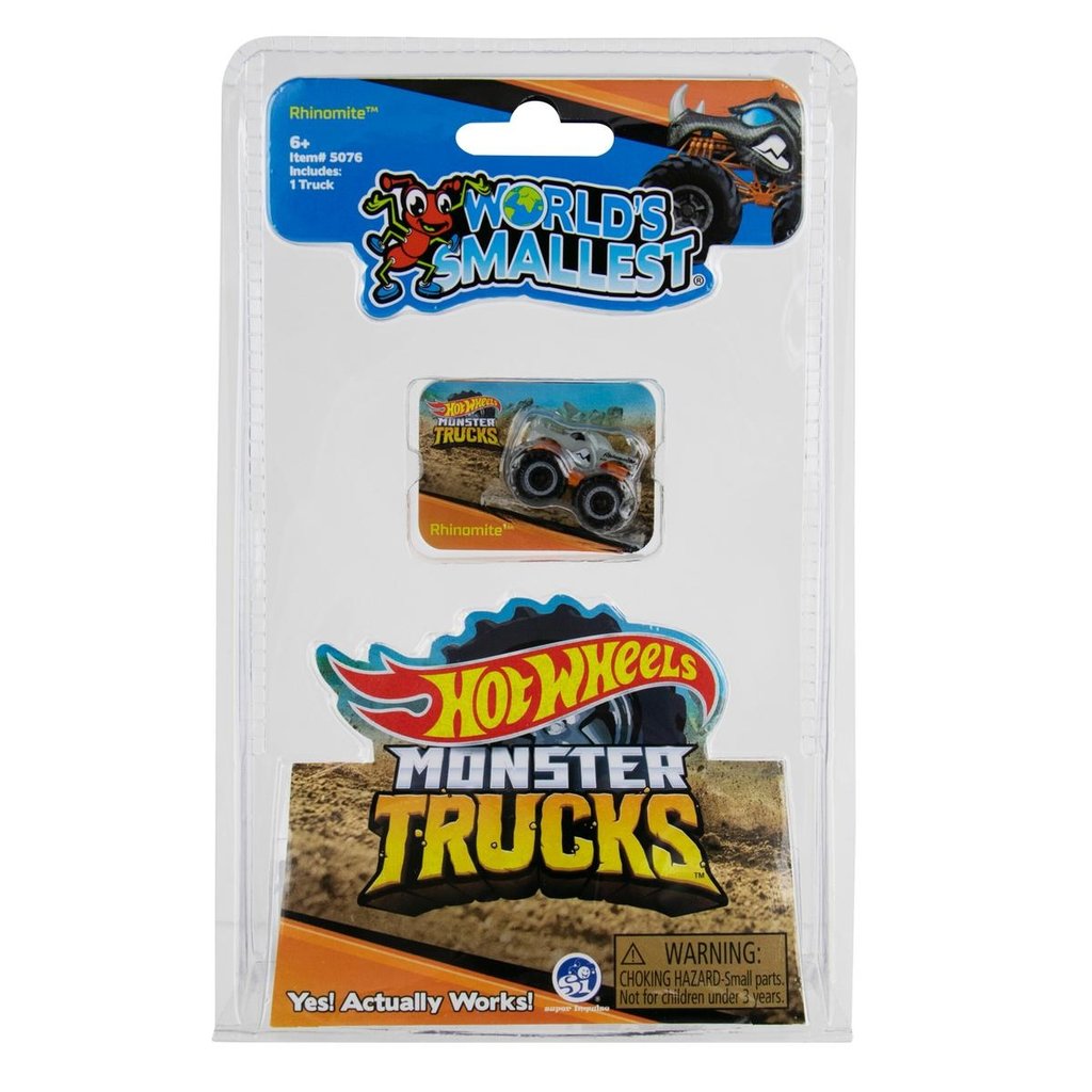 WORLDS SMALLEST HOT WHEELS MONSTER TRUCK