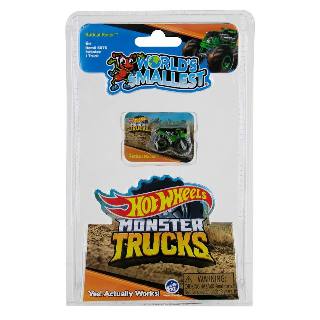 WORLDS SMALLEST HOT WHEELS MONSTER TRUCK