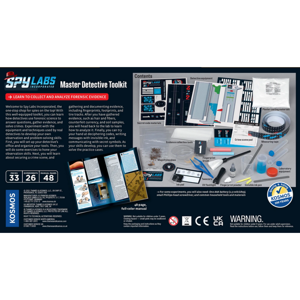 THAMES & KOSMOS SPY LABS: MASTER DETECTIVE TOOLKIT