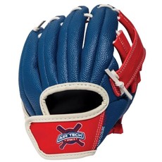 FRANKLIN BASEBALL GLOVE AND BALL RIGHT HANDED RED & BLUE