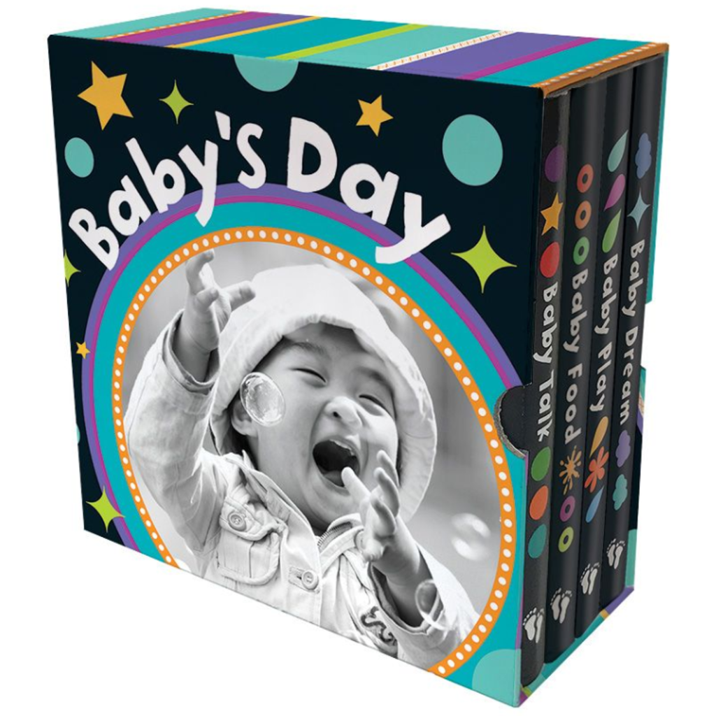 BAREFOOT BOOKS BABY'S DAY BOXED GIFT SET BLACK & WHITE