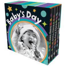 BAREFOOT BOOKS BABY'S DAY BOXED GIFT SET BLACK & WHITE