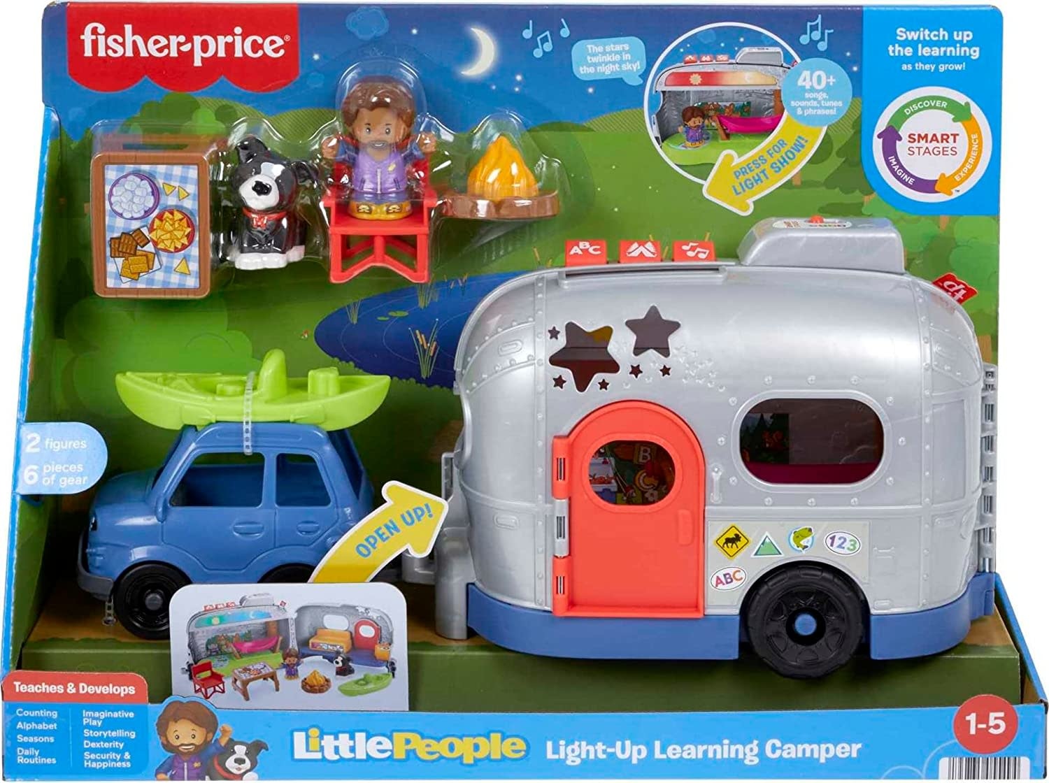 LITTLE PEOPLE LIGHT-UP LEARNING CAMPER THE TOY STORE