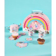 FLOSS & ROCK RAINBOW FAIRY TIN TEA SET