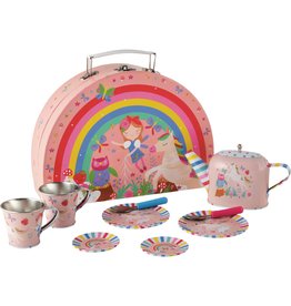 FLOSS & ROCK RAINBOW FAIRY TIN TEA SET